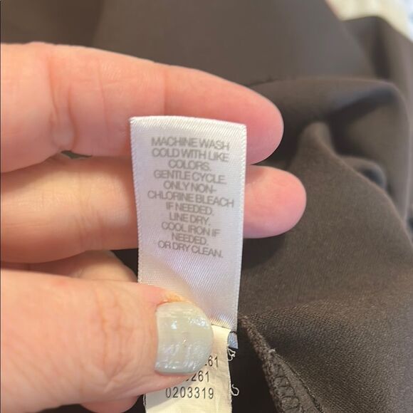 J. JILL Size Small Ponte Slim Leg Chocolate Brown Legging Pants Pull On Stretch - Picture 5 of 5